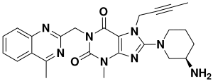 Linagliptin structural formula